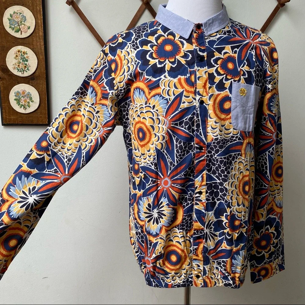 Roberto Cavalli Psychedelic Snap Button Shirt - Picture 6 of 16